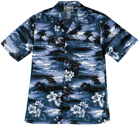 Midnight High Surf Men's Hawaiian Shirt